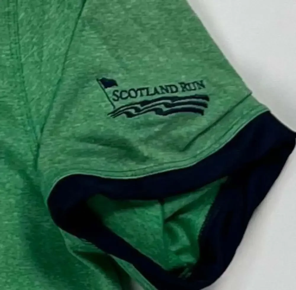 Nike Golf Tour Performance Dri-FIT Scotland Run Embroidered Polo Shirt Size M